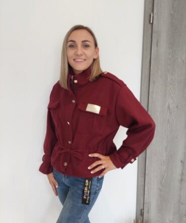 Krótka kurtka damska bomberka